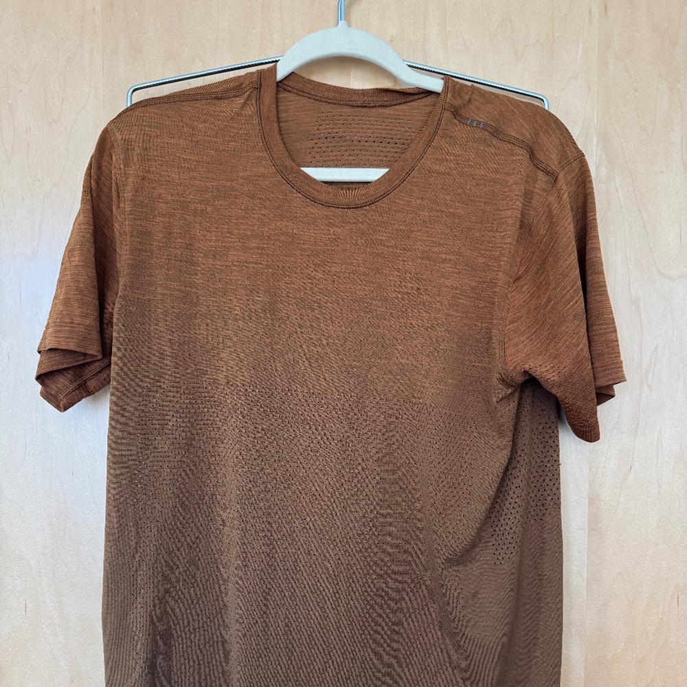 lululemon metalvent tech shirt brown
